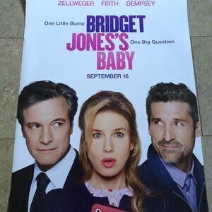 Bridget Jones's Baby - Movie Poster with Renee Zellweger as Bridget Jones